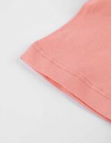 T-Shirt - Schulterfrei - orange