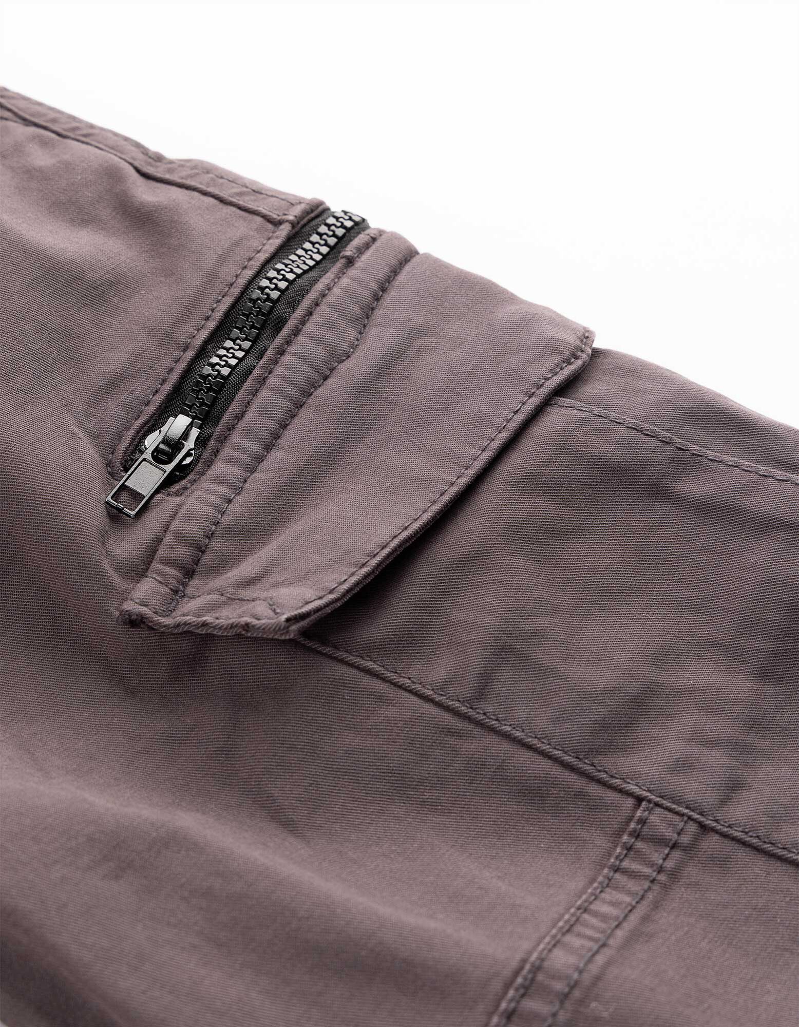 Cargohose - Jogger Fit - Dunkelgrau