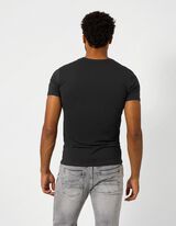 T-shirt - Teneur en stretch - noir