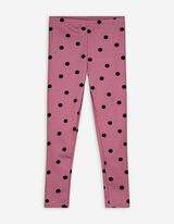 Leggings - Allover-Print - lila