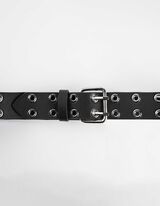 Opasok - Nitovaná podsádka - cierna