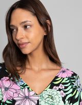 sukienka midi - LENZING™ ECOVERO™ - czarny