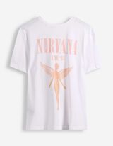 T-Shirt - Nirvana - wei&szlig;