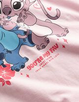 Tričko - Lilo a Stitch - ruzova