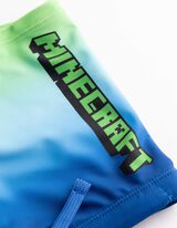 Short de bain - Minecraft - Bleu fonc&eacute;