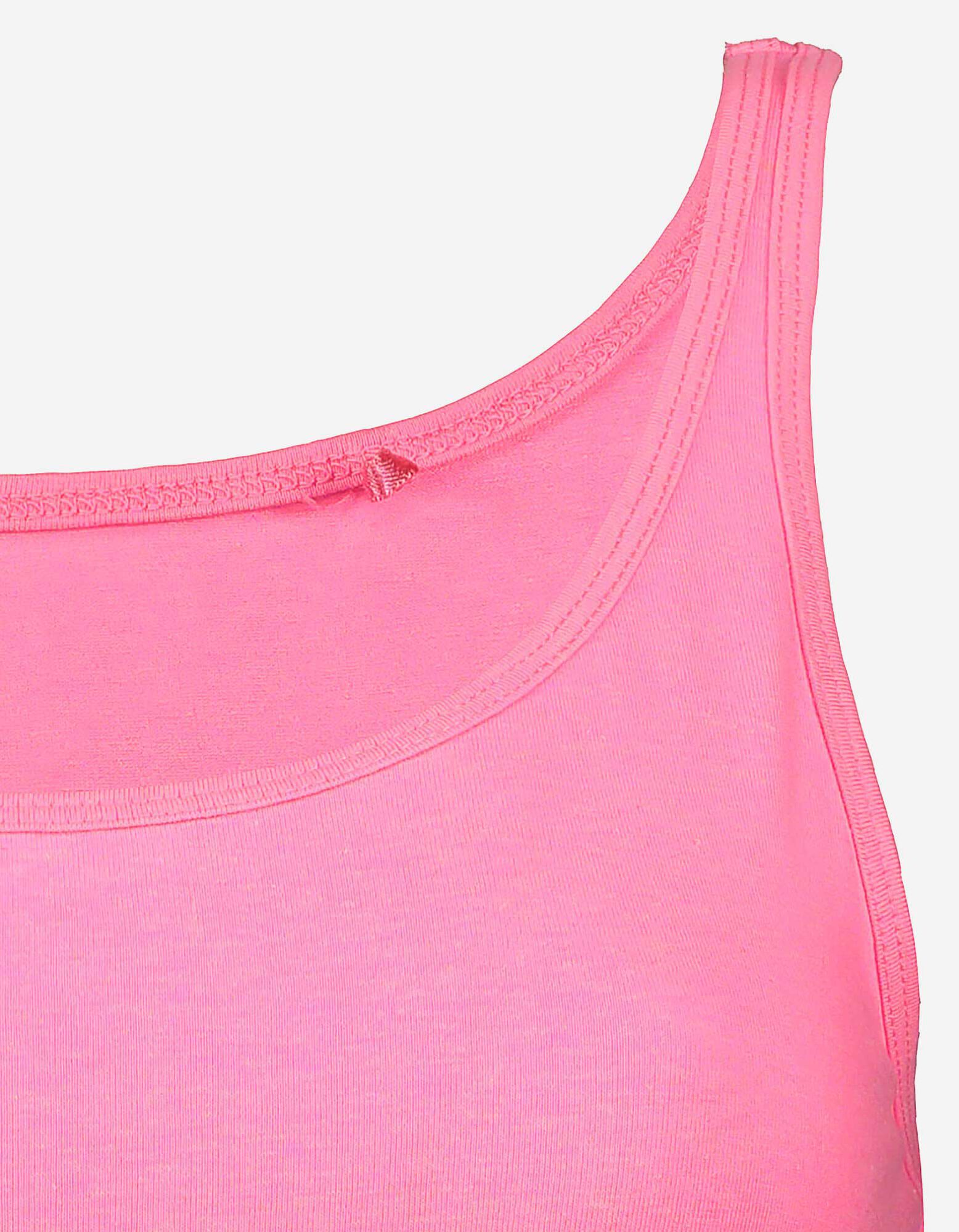 Top - Podiel streču - pink