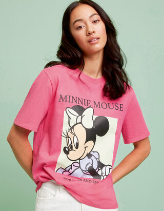T-shirt - Minnie Mouse - rose