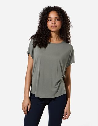 T-shirt - Ademend - Kaki