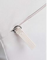 plecak - jednokolorowy - bialy