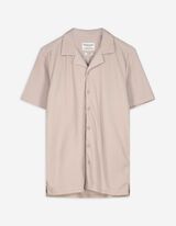 Hemd - einfarbig - beige