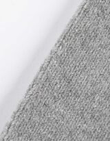 Pulóver - V-kivágás - vilagos szurke