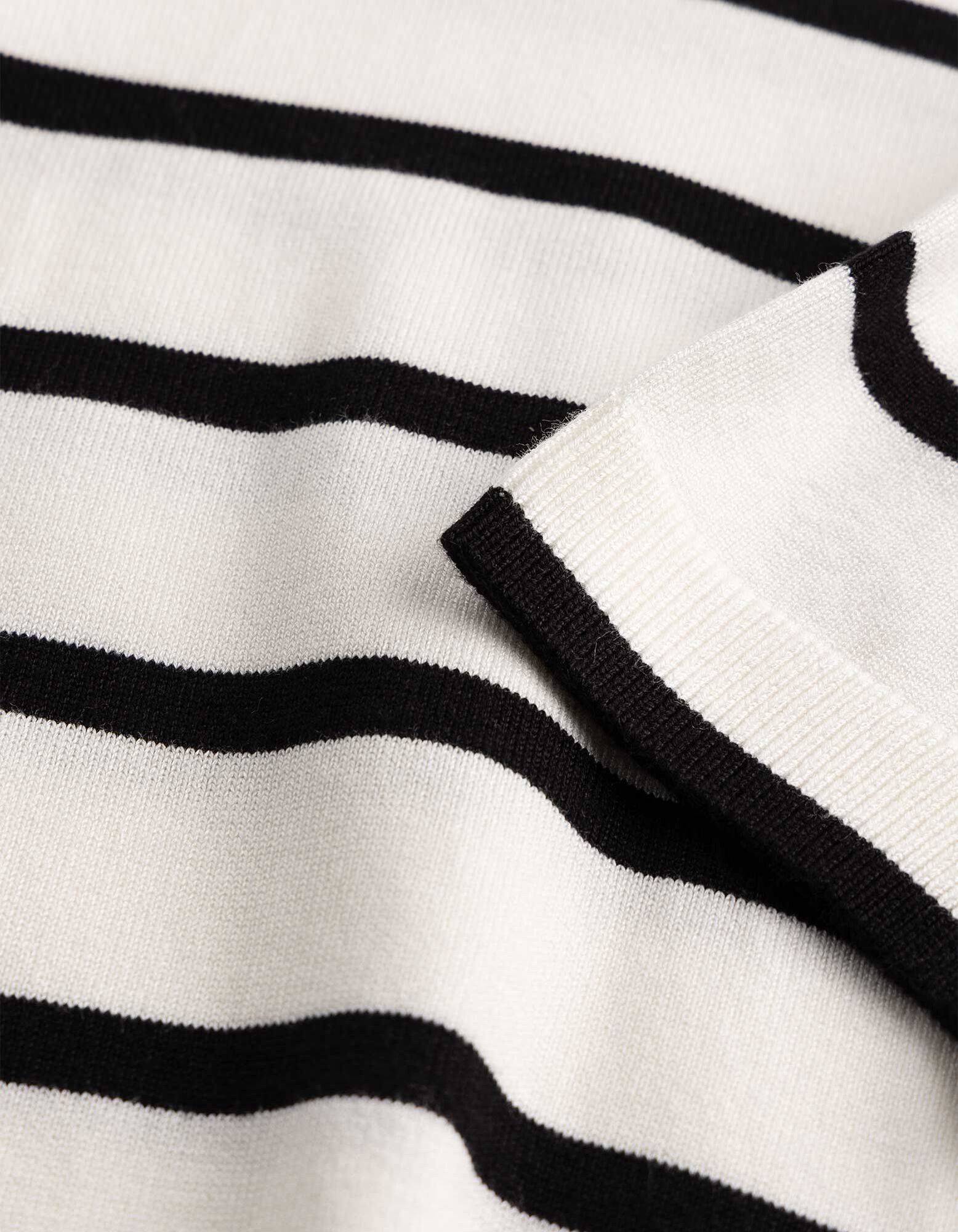 Pullover - Streifen - Off-White