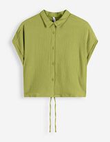 Hemd - Musselin - gr&uuml;n