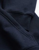 Sweatjacke - Kapuze mit Tunnelzug - dunkelblau