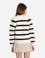 Vest - Grof breisel - wit