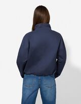 Blouson - Weiches Material - dunkelblau