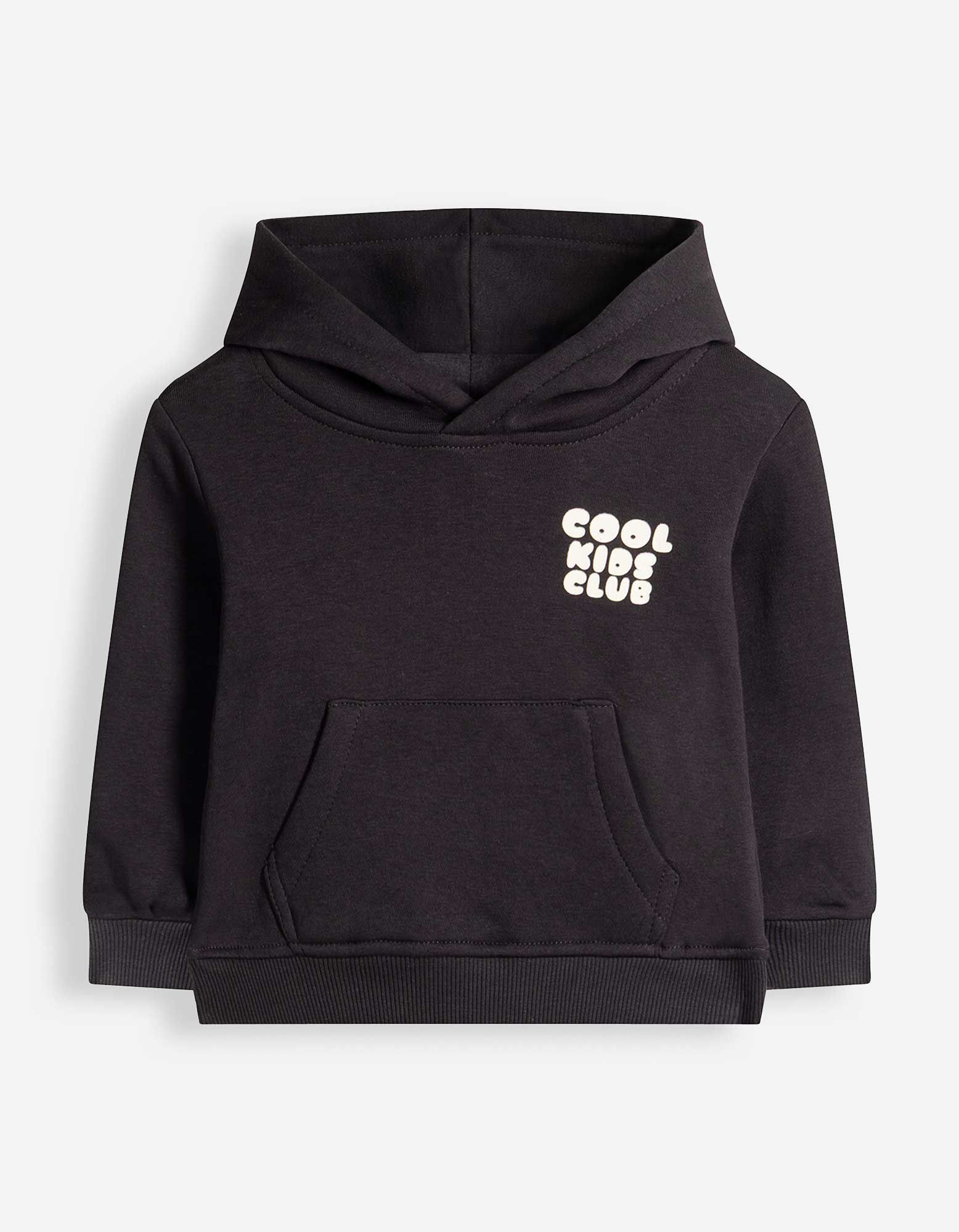 Hoodie - Print op rug - Donkergrijs