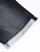 Bermuda  - Risvolti fissi sul fondo gamba - nero