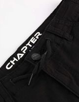 Kelnės su ki&scaron;enėmis - juodas