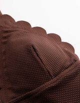 Tankini - Strukturiertes Material - braun