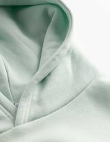 Hoodie - einfarbig - hellblau