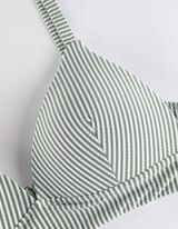 Bikini gornji deo - Pruge - zeleno