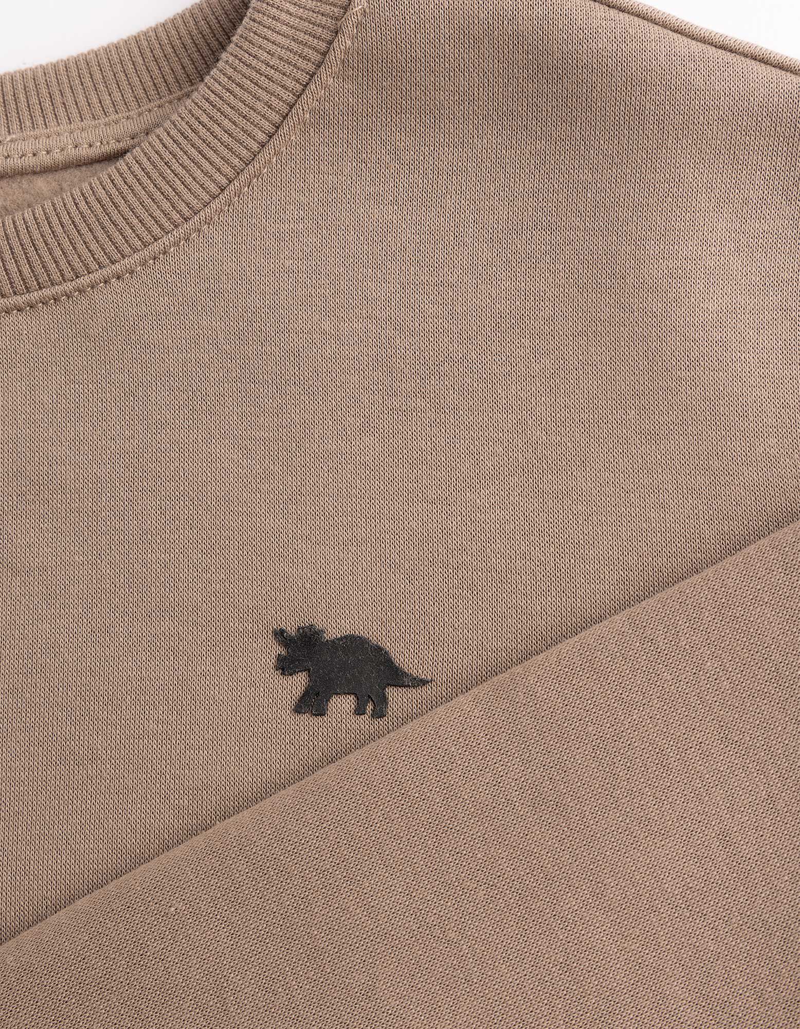 Sweatshirt - Oversized Fit - Taupe