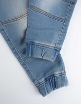 dżinsy - w znoszonym stylu - jasny niebieski