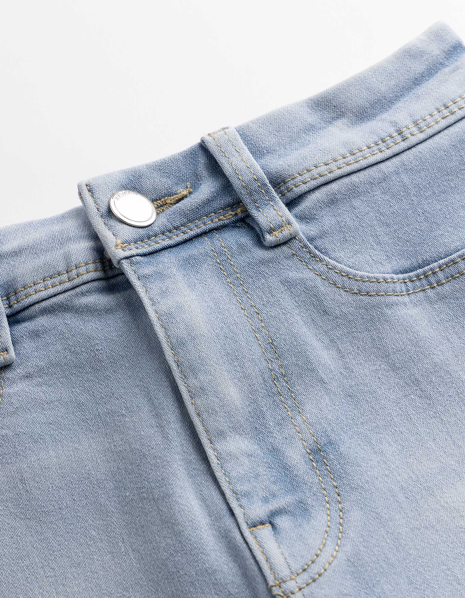 Caprihose - Skinny Fit - hellblau