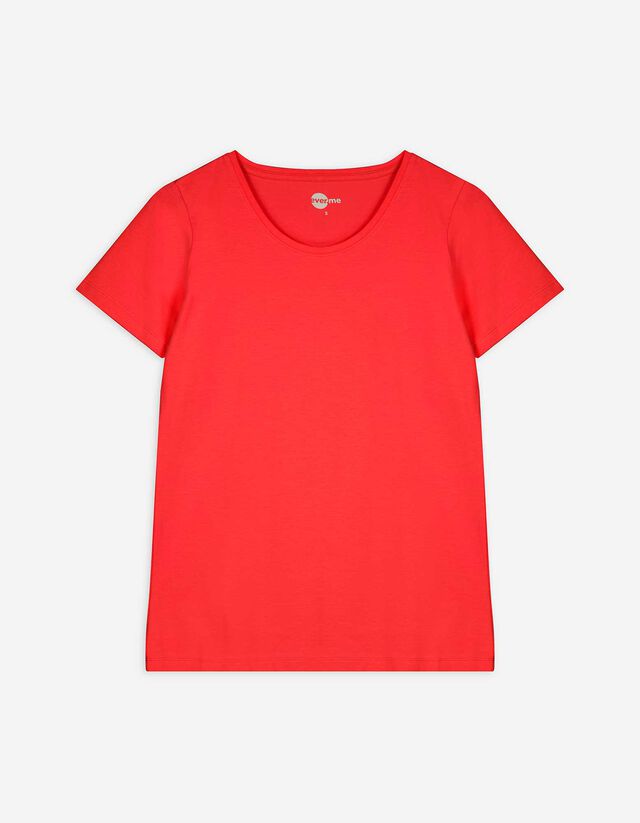 T-Shirt - Stretchanteil - rot