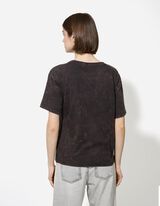 T-shirt - Print - donkergrijs