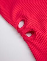 Shirt - Cut-Outs - rot