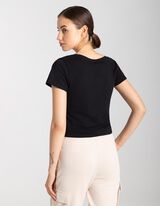 Mar&scaron;kinėliai - Blizgus paveikslėlis - juodas