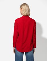 Blusa - Taschina sul petto - rosso