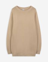 Pulovr - Žebrování - béžová