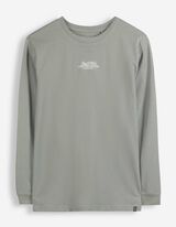 Langarmshirt - Oversized Fit - Hellgr&uuml;n