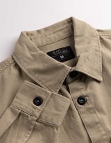 Overhemd - Twill - beige