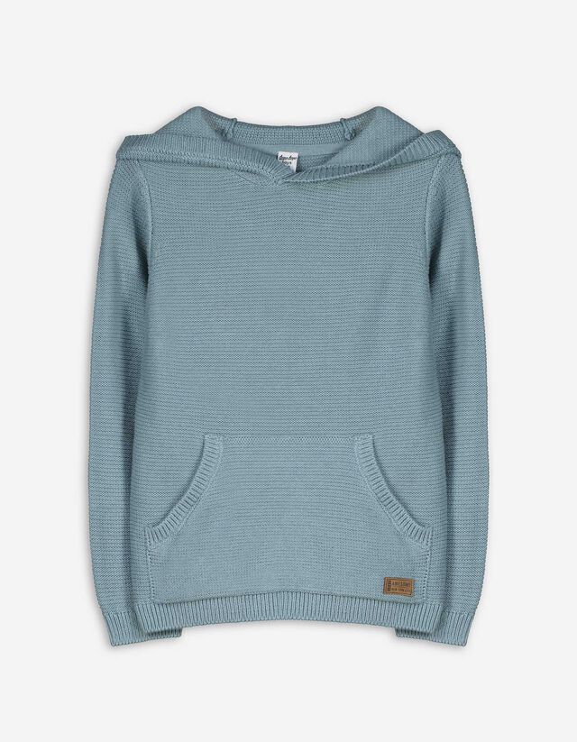 Felpa con cappuccio - Maglia - celeste