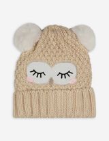 Bonnet - Motif animalier - blanc