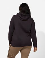 Langarmshirt - Messageprint - schwarz