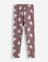Leggings - Allover-Print - Beere