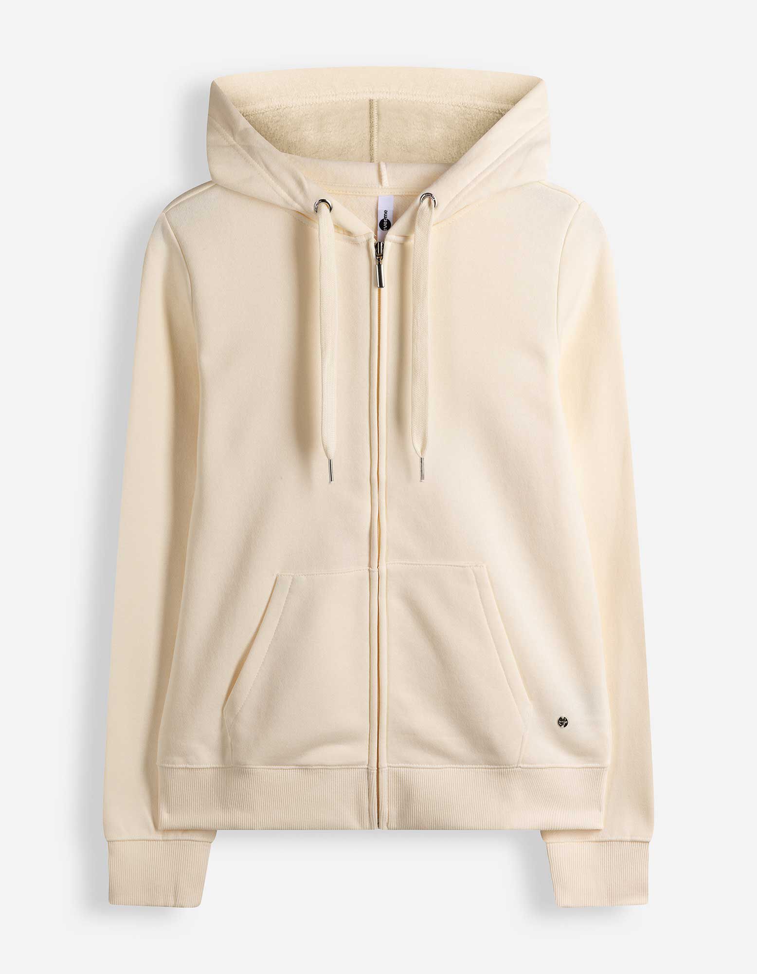 Sweatvest - Regular fit - Lichtgeel