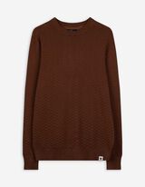 Pulovr - Bavlna - hneda