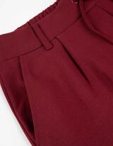 spodnie - regularny stan - ciemny czerwony