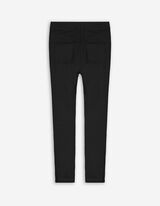 legginsy - szlufki do paska - czarny