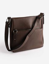 Kabelka/taška - Nastavitelný popruh - tmave hneda