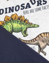 Bluză de corp cu mânecă lungă - Imprimeu - Gri deschis