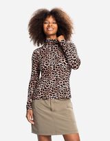 Tričko s dlh&yacute;mi ruk&aacute;vmi - LENZING&trade; ECOVERO&trade; - bezova