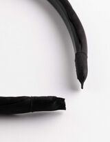 Haarschmuck - Weiches Material - Schwarz