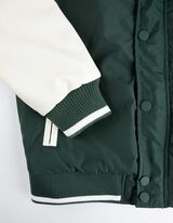 Kurtka szkolna - hafty - ciemny zielony